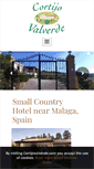 Mobile Screenshot of cortijovalverde.com
